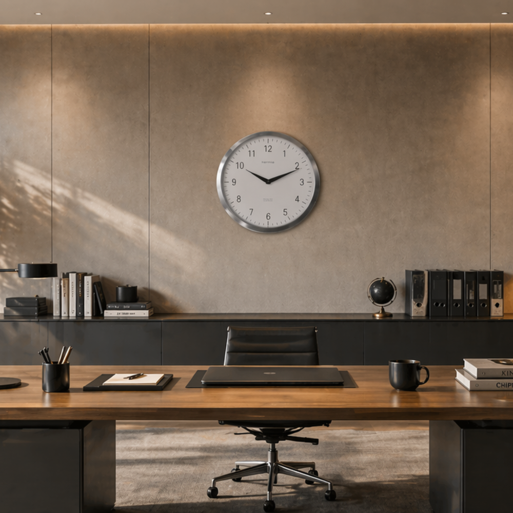 Moderne Bürouhren – Funktion trifft Design