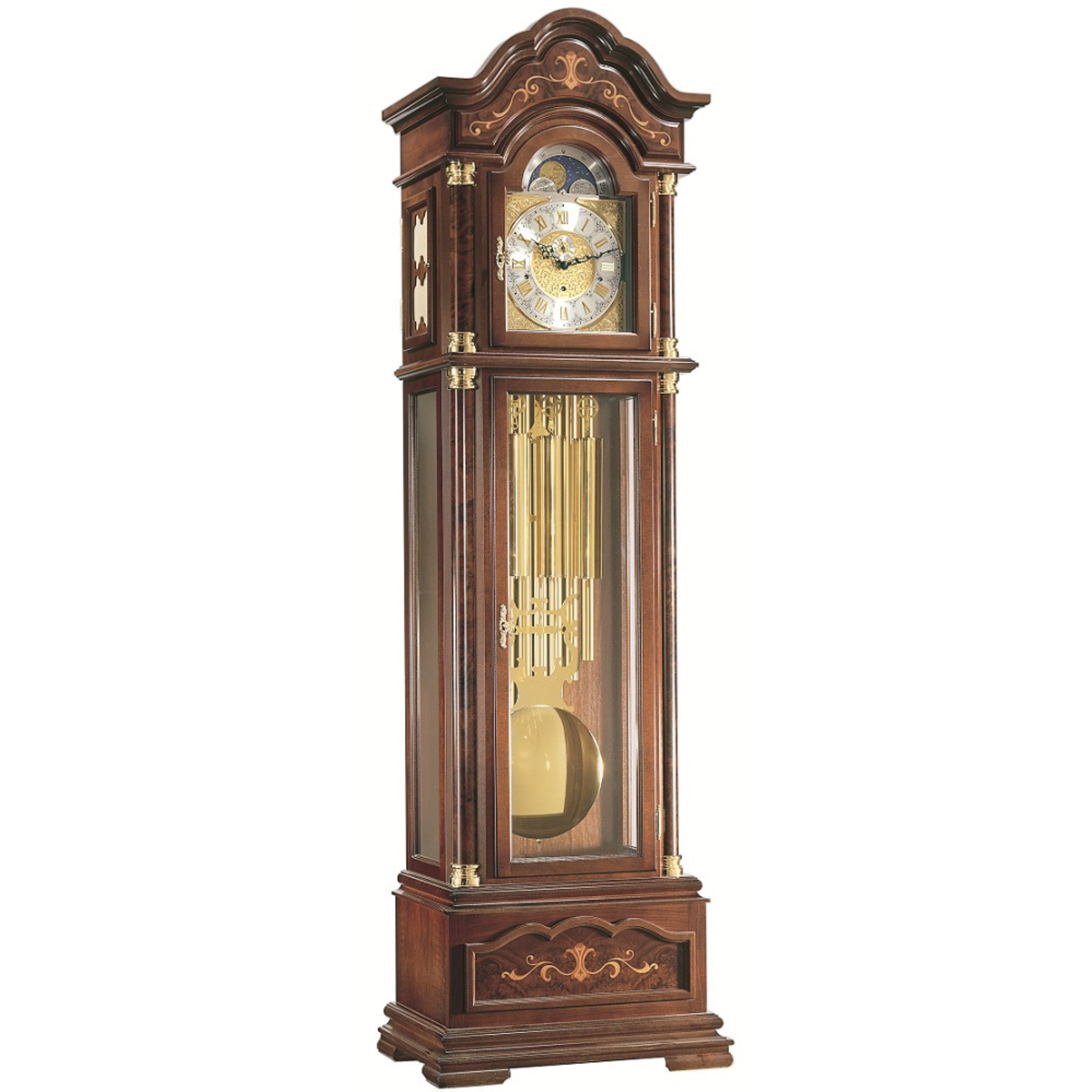 Hermle 01131-031171 Standuhr Trafalgar Nussbaum