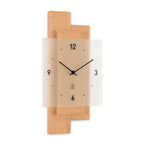 Natuhr Buchwald Wanduhr aus massiver Buche mit Quarzwerk