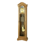 AMS S2021-4 Standuhr mit Eichenholzgehäuse und mechanischem Kettenzugwerk