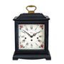 Hermle 22915-V80340 Tischuhr Austen Vintage Schwarz mit automatischer Nachtabschaltung