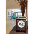 Hermle 22998-070352 Stiluhr Bergamo "Franz Hermle und Sohn" Mahagoni