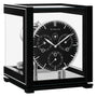 Hermle 23058-740352 Tischuhr Ewiger Kalender Schwarz mit Schwarzem Zifferblatt