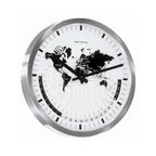 Hermle 30504-002100 Wanduhr Airport Weltzeit EAR Quarzuhrwerk