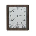 AMS F5893 Funkwanduhr mit digitaler Anzeige und analoger Zeitanzeige