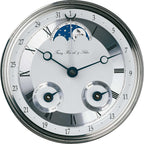 Hermle 70650-070058 Regulateur Mornigton mahagoni"FRANZ HERMLE und SOHN" mit Mondphase und K4