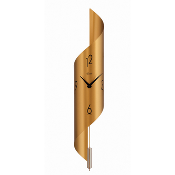 Hermle 70944-X62200 Regulateur Savanna II Edelstahl EAR, beidseitig goldfarbig lackiert
