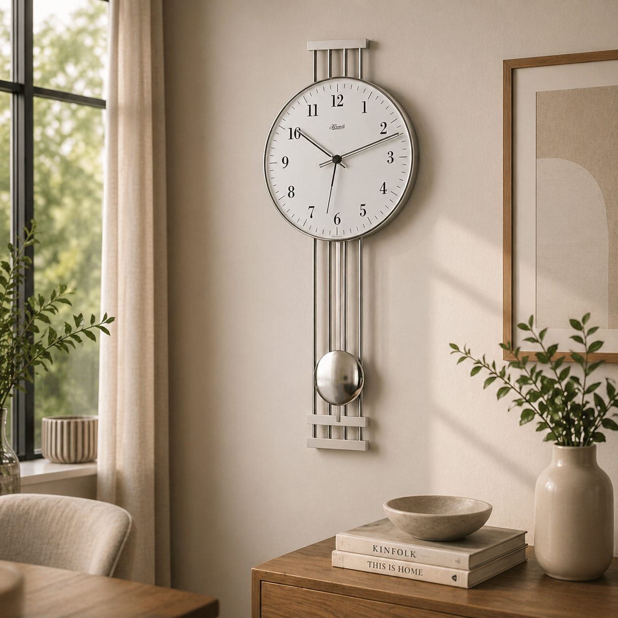 Hermle 70981-002200 Regulateur Highbury II Nickel