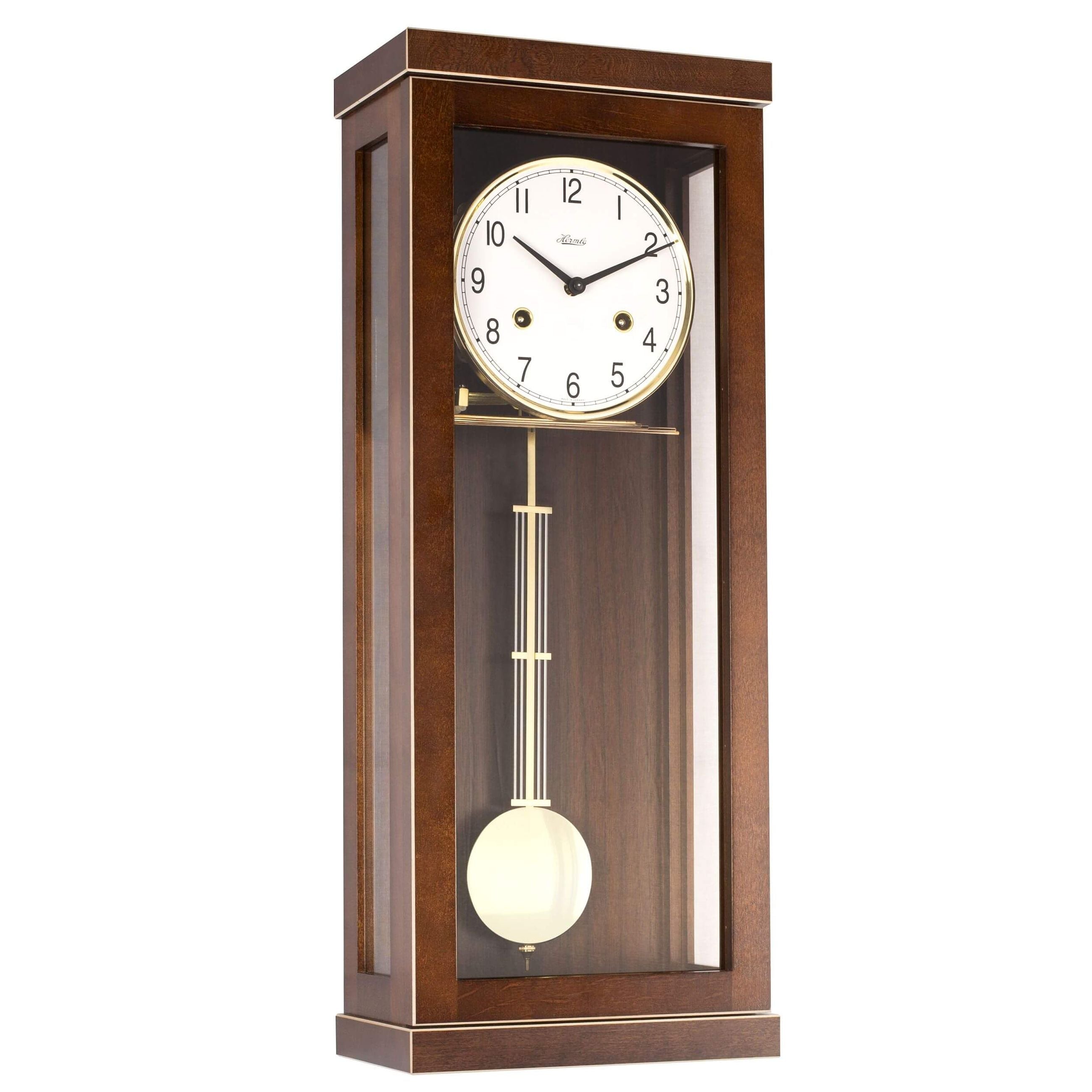 Hermle 70989-030141 Regulateur Lindford Nussbaum messing
