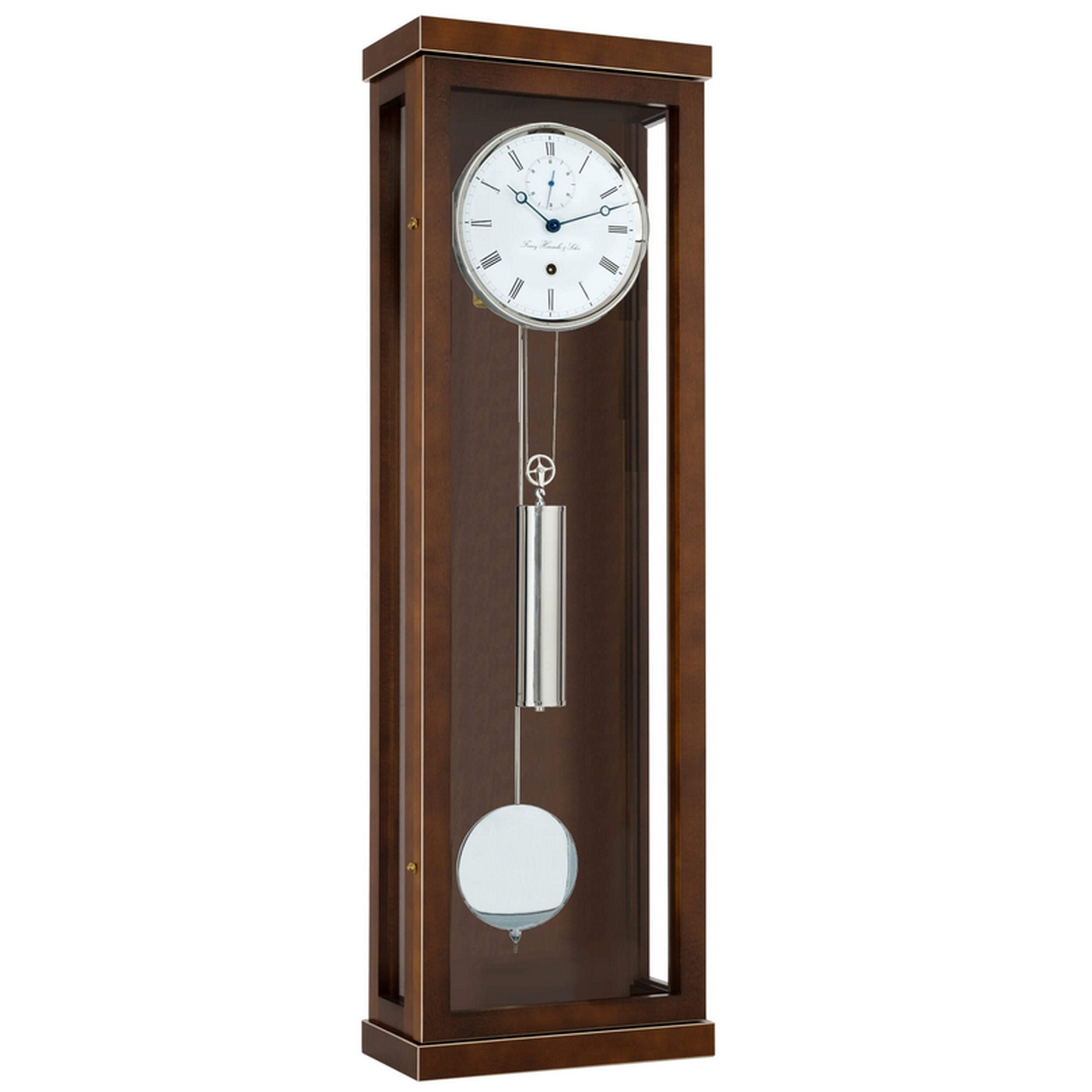 Hermle 70996-030761 Regulateur Jerald "Franz Hermle & Sohn" Monatsläufer Nussbaum