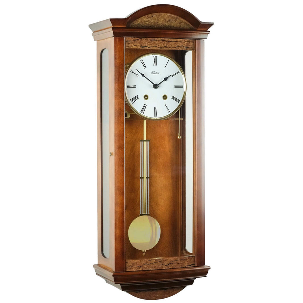 Hermle 71001-030141 Regulateur Isabella Nussbaum mit Wurzeloptik

