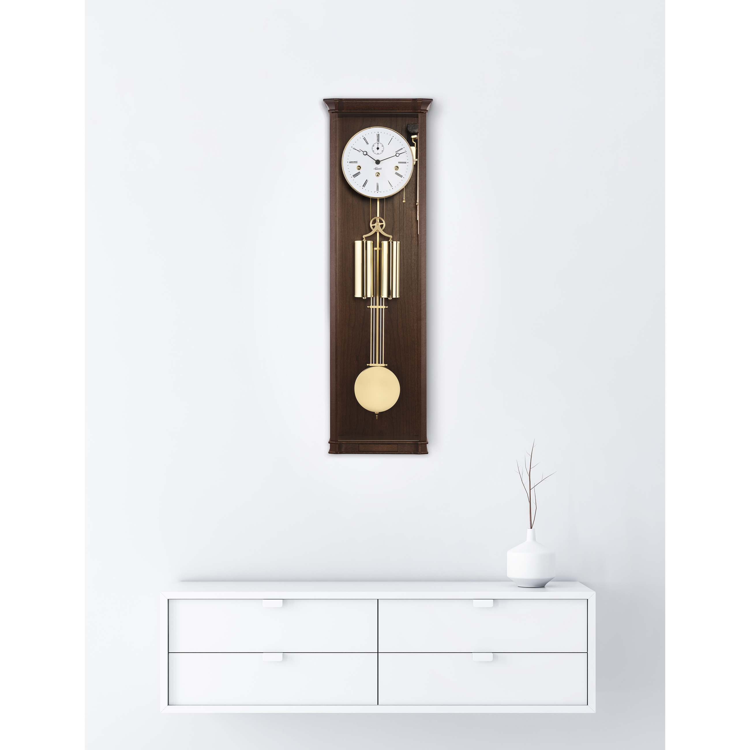 Hermle 71008-030351 Klassischer Regulateur William Nussbaum messing