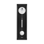 Hermle 71012-740761 Regulateur Hudson Franz Hermle & Sohn Monatsläufer Schwarz mit weissem Ziffernblatt und Mondkugel
