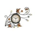 AMS W9446 Wanduhr mit wetterfestem Metallgehäuse für Außenbereiche