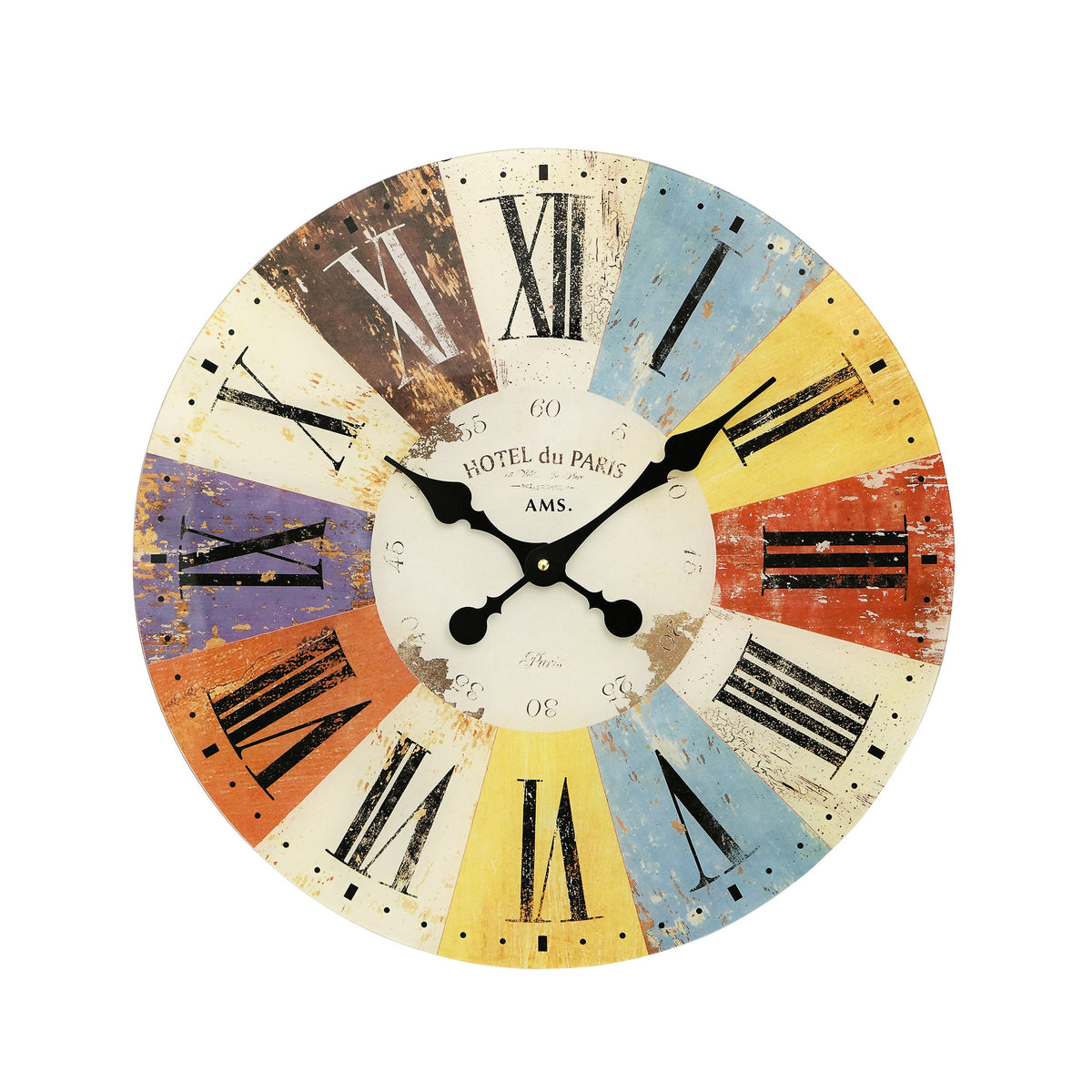 AMS W9467 Wanduhr mit bedrucktem Mineralglas