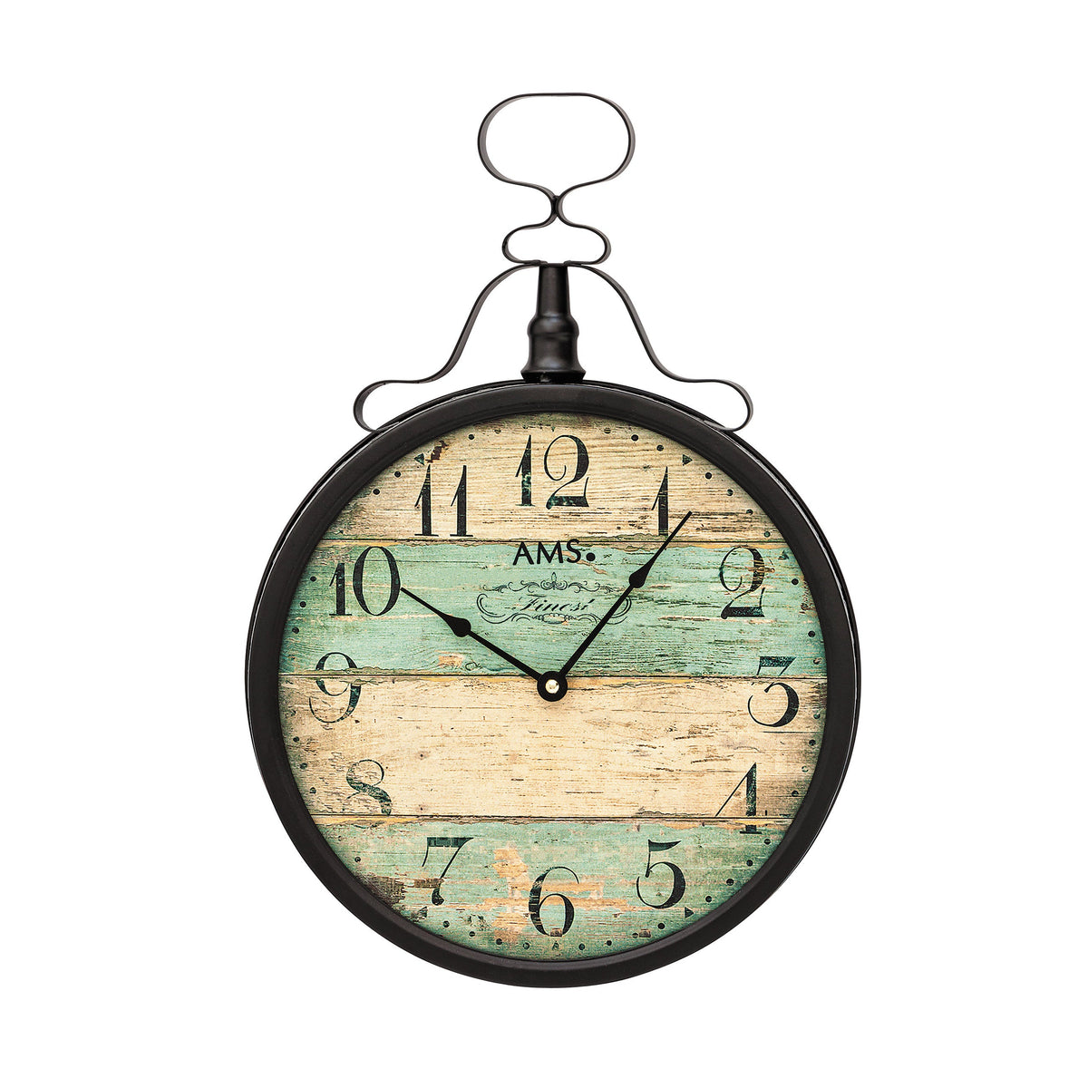 AMS W9532 Küchenuhr mit Metallgehäuse und arabischen Ziffern