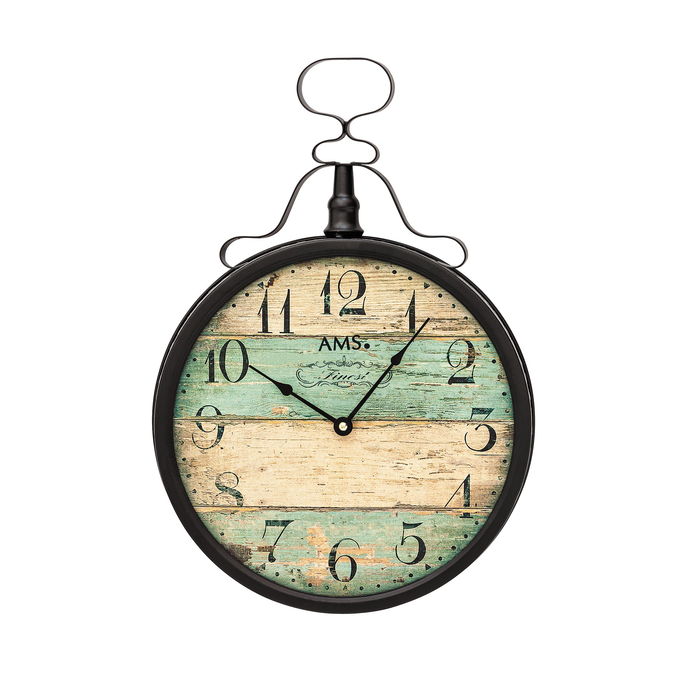 AMS W9532 Küchenuhr mit Metallgehäuse und arabischen Ziffern