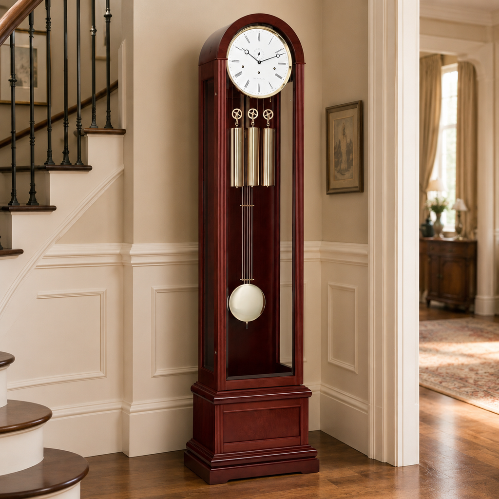 Hermle 01087-070461 Standuhr Charlotte "Franz Hermle & Sohn" Mahagoni