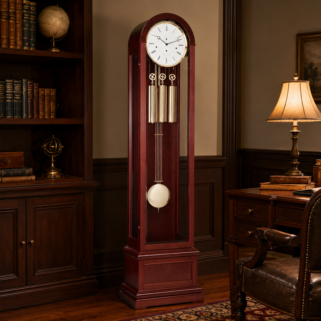 Hermle 01087-070461 Standuhr Charlotte "Franz Hermle & Sohn" Mahagoni