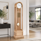 Hermle 01087-050461 Standuhr Charlotte "Franz Hermle & Sohn" Eiche hell