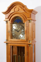 Astra Design AD210-08K Standuhr „Königshof“ aus massiver Kirsche - wahlweise auch in Nussbaum oder Eiche