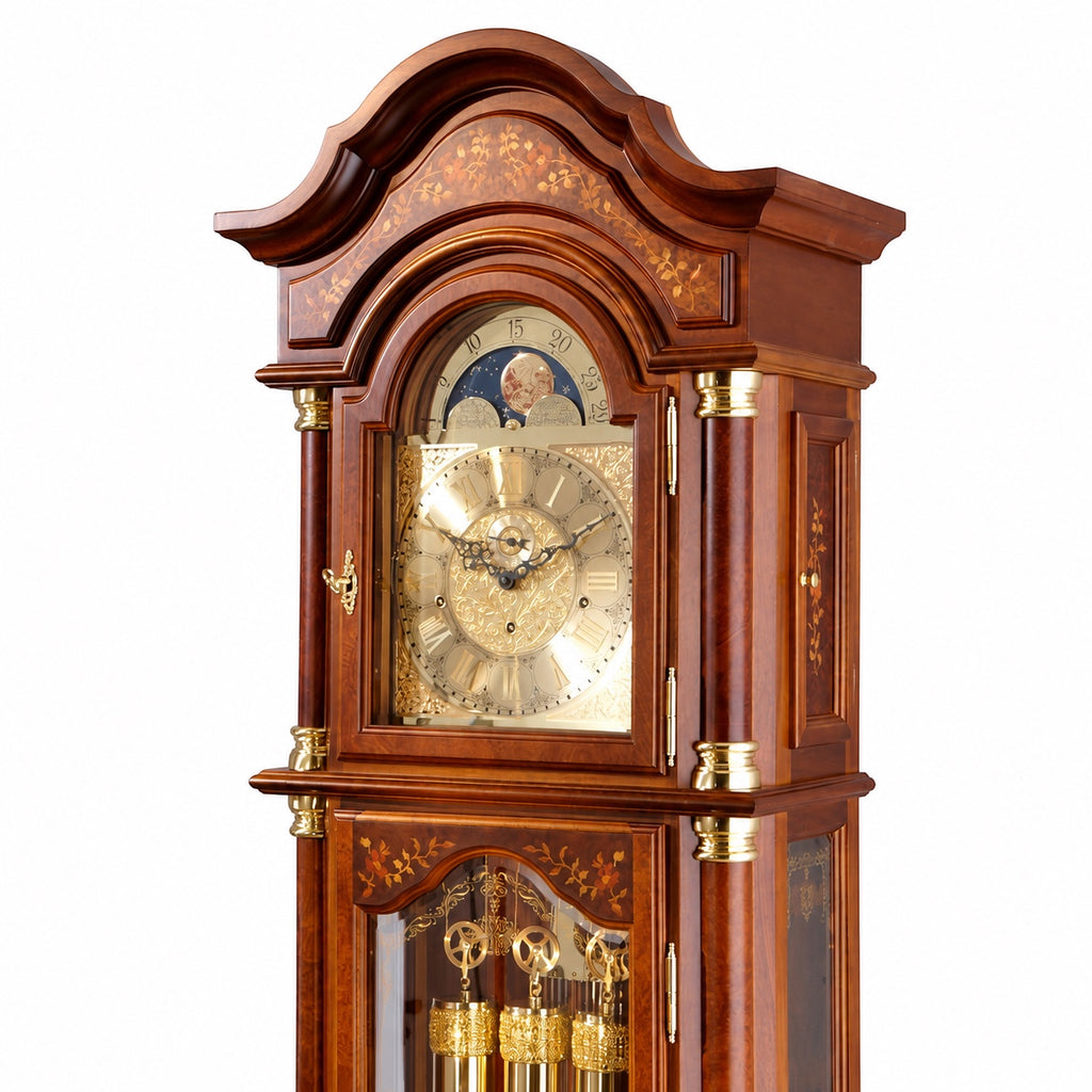 Astra Design AD210-02 Standuhr „Residenz“ aus Nussbaum