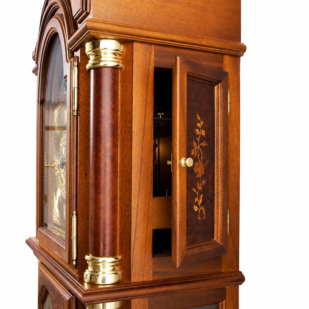 Astra Design AD210-02 Standuhr „Residenz“ aus Nussbaum