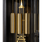 Astra Design AD210-04 Standuhr „Rheingold“ aus schwarzer Eiche