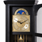 Astra Design AD210-04 Standuhr „Rheingold“ aus schwarzer Eiche