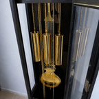 Astra Design AD210-04 Standuhr „Rheingold“ aus schwarzer Eiche