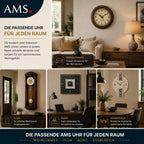 AMS Uhren für Wohnzimmer Flur Büro und Essbereich