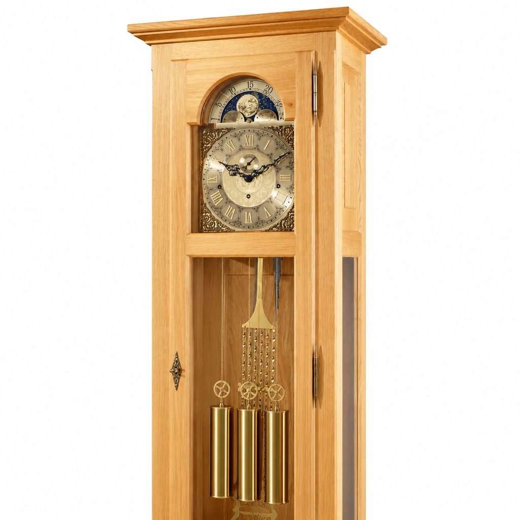 Astra Design AD210-01 Standuhr „Aurelia“ aus Massivholz