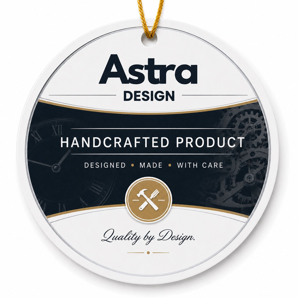 Astra Design AD210-03 Standuhr „Grafenhof“ aus massiver Eiche