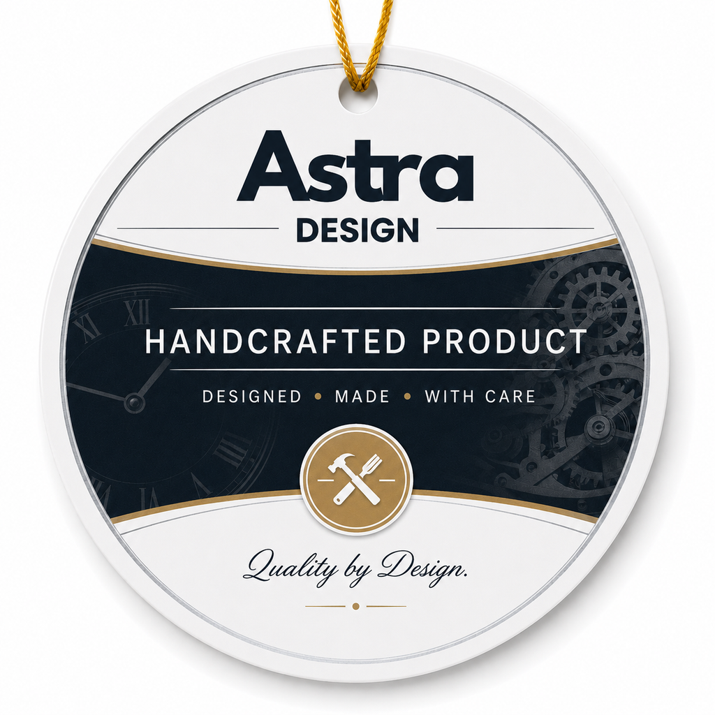 Astra Design AD210-01 Standuhr „Aurelia“ aus Massivholz