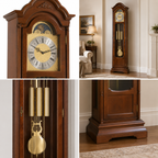 Hermle 01231-030451 Standuhr Atherton Nussbaum
