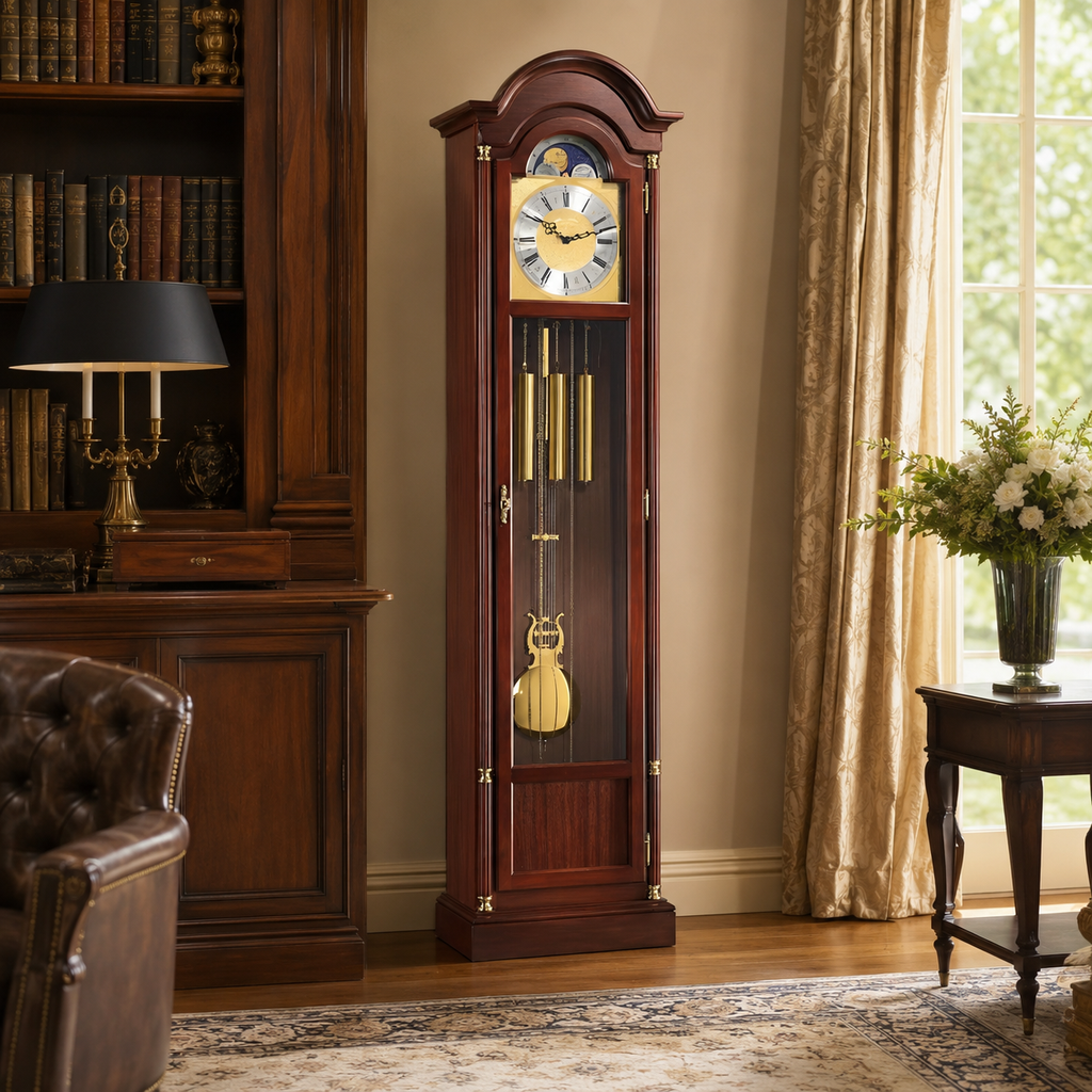 Hermle 01079-030451 Standuhr in Nussbaum
