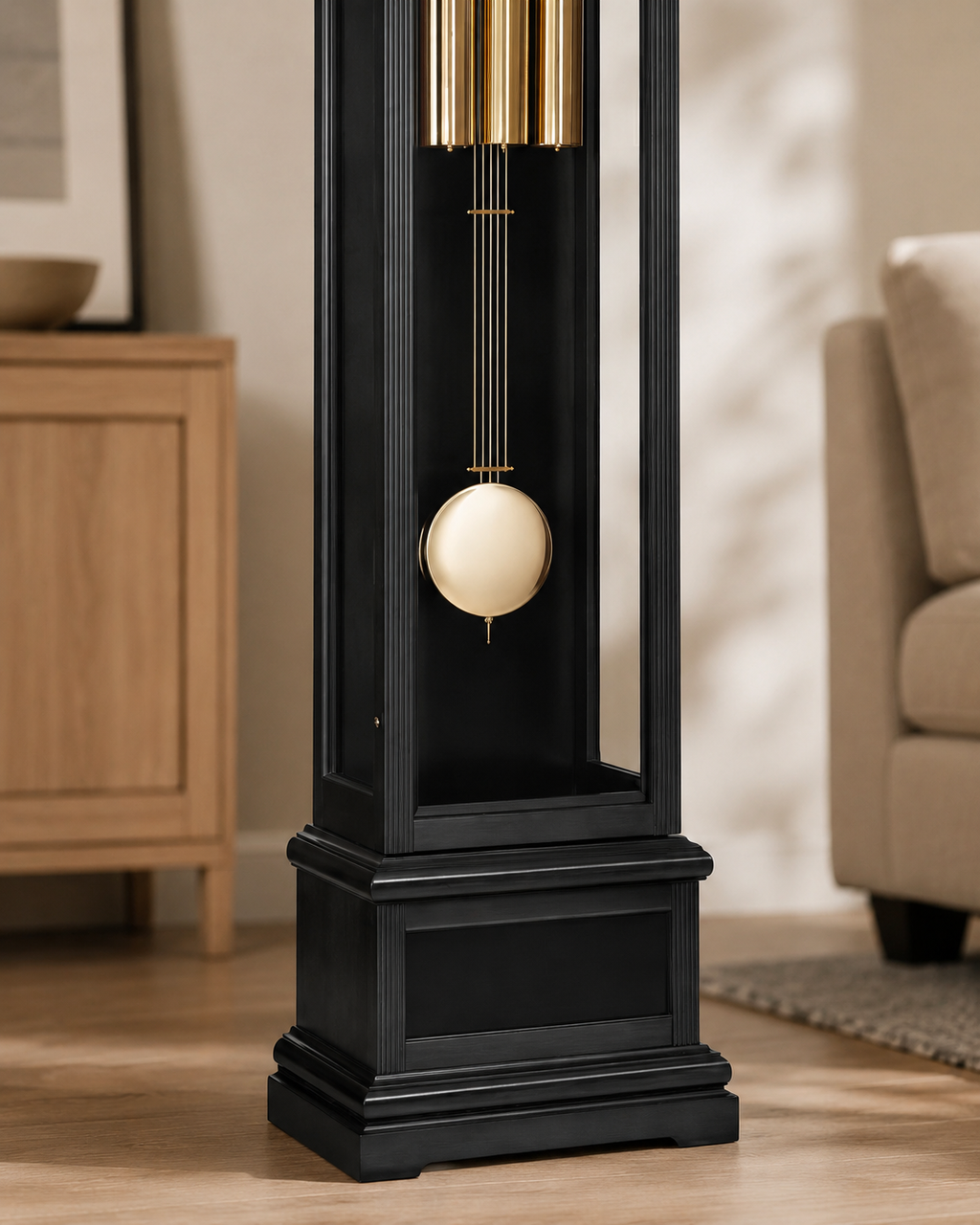Hermle 01087-740461 Standuhr Charlotte Schwarz