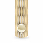 Standuhren.com 🕰️ AMS W7507 Pendelwanduhr mit feingefrästem Holzgehäuse in eleganter Messingoptik und Pendel