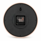 Rückseite der Standuhren.com 🕰️ Funkwanduhr AMS F5588 mit schwarzem Kunststoffgehäuse und Batteriefach