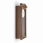Standuhren.com 🕰️ AMS F5014-1 Pendel-Funkwanduhr aus dunklem Nussbaumholz mit klassischem Zifferblatt und Schlagwerk
